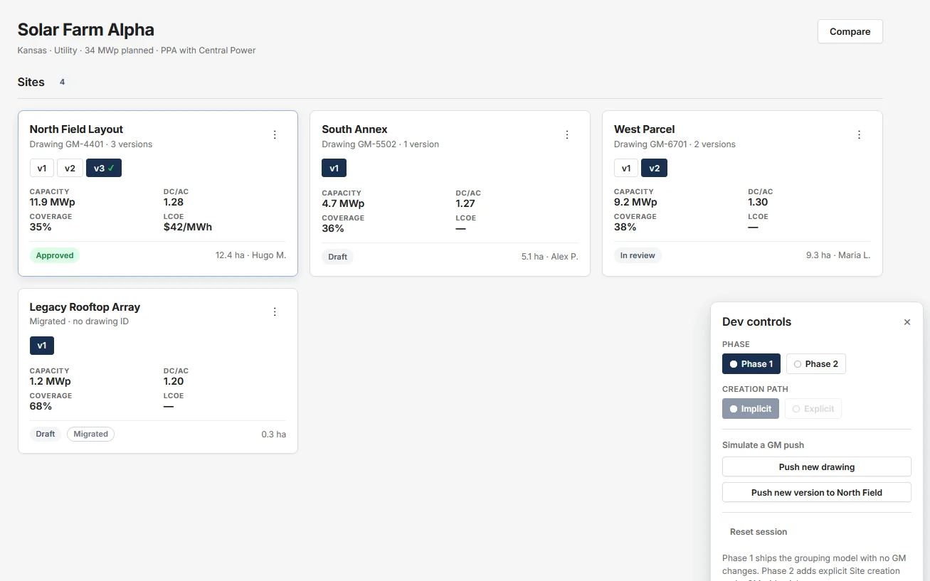 Design Versioning