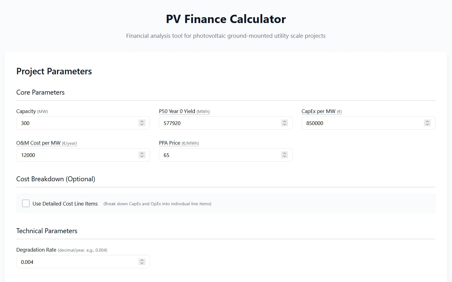 PV Finance